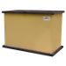 TuffBoxx Series 137 GalGalvanized Metal Bear-Proof Storage Container in Tan