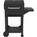 Nexgrill Cart-Style Charcoal Grill in Black w/ Side Shelf
