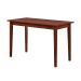Atlantic Furniture 48 inch Rectangular Walnut Writing Desk w/ Solid Wood Material