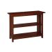 Alaterre Furniture Mission 24inch Cherry Wood 2-shelf Etagere Bookcase w/ Adjustable Shelves