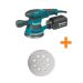 Makita 3 Amp Corded 5-in Variable Speed Random Orbital Sander w/ Bonus 5-in 120-Grit Round Abrasive Disc (5-Pack)