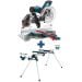 Bosch 15 Amp Corded 10 in. Dual-Bevel Sliding Glide Miter Saw with 60-Tooth Saw Blade with Bonus 32-1/2 in. Folding Leg Stand
