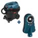 Bosch 9 Gal. Corded Wet/Dry Dust Extractor Vacuum w/ HEPA Filter and Bonus SDS-Max and SDS-Plus Universal Dust Attachment