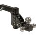 Buyers Products Company 1-7/8 in., 2 in., 2-5/16 inch Chrome Towing Balls Adjustable Tri-Ball Hitch