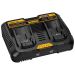 DEWALT 12-Volt to 20-Volt MAX Lithium-Ion Dual Port Jobsite Fast Charging Station w/ (2) USB Ports