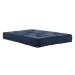 DHP Classic 8-inch Independently Encased Coil Futon Full Size Mattress Navy with CertiPUR-US Certified Foam