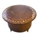 AZ Patio Heaters 48inch Aluminum Round Decorative Firepit in Bronze