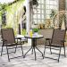 Costway 3-pc Metal Round 27.5 in. H Outdoor Bistro Set