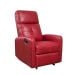 Noble House - Samedi Ox Blood Red Faux Leather Recliner