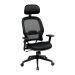 Office Star Products Black AirGrid Back Office Chair