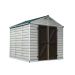 Palram SkyLight 8 ft. x 8 ft. Tan Storage Shed