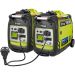 RYOBI Bluetooth 2,300-Watt Super Quiet Gasoline Powered Digital Inverter Generator with Parallel Combo Kit