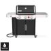 Weber Genesis E-335 3-Burner Natural Gas Grill in Black w/ Side Burner