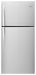Whirlpool - 19.2 Cu. Ft. Top-Freezer Refrigerator - Monochromatic Stainless Steel
