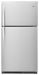 Whirlpool - 21.3 Cu. Feet. Top-Freezer Refrigerator - Monochromatic Stainless Steel