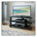 CorLiving - Laguna TV Stand for Most Flat-Panel TVs up to 50" - Satin Black