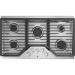 GE 36 in. Built-In Gas Cooktop in Stainless Steel with 5 Burners including Power Boil Burner