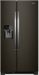 Whirlpool - 21.4 Cu. Ft. Side-by-Side Refrigerator - Black stainless steel