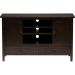 Simpli Home - Warm Shaker TV Cabinet for Most TVs Up to 52in. - Tobacco Brown