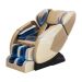 REAL RELAX Favor Beige Faux Leather Massage Chair with Recliner, Zero Gravity, Full Body Air Pressure, Bluetooth, Heat, Foot Roller