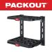 Milwaukee PACKOUT 20 in. H x 22 in. W Slatwall Accessories Black Resin Racking Kit with Metal Reinforced Frame and Handle