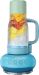 Ninja - BlendBOSS 26oz Tumbler Blender with Travel Tumbler, 1200 Peak Watts, Three AUTO IQ Programs - Blue Raspberry