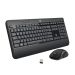Logitech - MK540 Full-size Advanced Wireless Membrane Keyboard and Mouse Combo for PC - Black