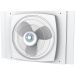 Lasko 16in. Electrically Reversible Window Fan w/ Storm Guard - White