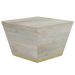 Simpli Home - Abba Square Coffee Table - White Wash