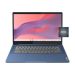 Lenovo - IdeaPad Slim 3 Chromebook 14" Full HD Laptop - MediaTek Kompanio 520 - 4GB Memory - 64GB eMMC - Abyss Blue