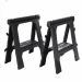 Husky 28 in. W x 31 in. H Folding Sawhorse (2-Pack) 999-7400