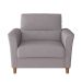 CorLiving Georgia Upholstered Accent Chair And A Half Light Grey