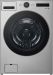 LG - 4.5 Cu. Ft. Smart Front Load Washer with Steam and TurboWash 360 - Graphite Steel