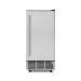 NewAir - 15" 80-Lb. Built-In Clear Ice Maker with Fingerprint Resistant Door, Self-Cleaning Function, LED Controls, 24 Hr. Timer - Stainless steel