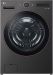 LG - 5.0 Cu. Ft. High-Efficiency Smart Front Load Washer with Steam and TurboWash 360 - Middle Black