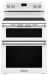 KitchenAid - 6.7 Cu. Ft. Self-Cleaning Freestanding Double Oven Electric Convection Range - White