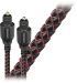 AudioQuest - OptiLink Cinnamon 4.9ft. Digital Optical Interconnect Cable - Red