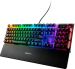 SteelSeries - Apex 7 Wired Gaming Mechanical Red Switch Keyboard with RGB Back Lighting - Black