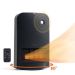 Woozoo Oscillating Fan with Motion Sensor Portable Electric Space Heater - Black