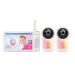 VTech - 2 Camera 1080p Smart WiFi Remote Access 360 Degree Pan & Tilt Video Baby Monitor with 7Ã¢â‚¬Â Display, Night Light - white