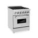 ZLINE - 2.8 cu. ft. Dual Fuel Range with Gas Stove and Electric Oven in Fingerprint Resistant Stainless Steel