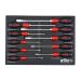 Wiha Extra Heavy-Duty SoftFinish Cushion Grip Screwdriver Tray Set (10-Piece) 53180