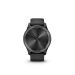 Garmin - vÃƒÂ­vomove Trend Hybrid Smartwatch 40 mm Fiber-Reinforced Polymer - Slate Stainless Steel with Black Band