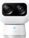 eufy Security - eufy IndoorCam S350, Indoor Security Camera, 360Â° Surveillance, No Blind Spots, No Monthly Fee, HomeBase 3 Compatible - White