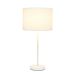 Simple Designs - Stick Lamp with Fabric Shade - White