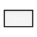 Screen Innovations - Fixed 2" Frame - 16:9 - 110"- Pure White 1.3 Gain Projector Screen - Black/White