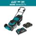 Makita 21 in. 18V X2 (36V) LXT Lithium-Ion Cordless Walk Behind Self Propelled Lawn Mower Kit with 4 Batteries (5.0 Ah)