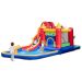 Costway 9-In-1 Inflatable Bounce House with Water Slide Splash Pool for 3 Plus without Blower