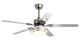 Orren Ellis 48in. Tiffany 5 - Blade Stainless Blade Ceiling Fan w/ Remote Control - LED Light Kit Included