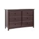 Storkcraft - Kenton 6-Drawer Espresso Dresser